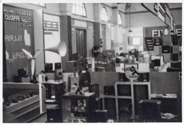 Fiera di Milano - Campionaria 1936 - Padiglione dell'elettrotecnica - Sala della radiotecnica