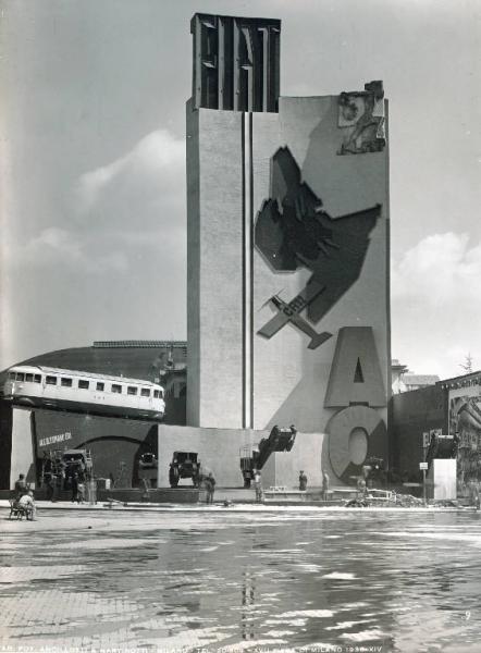 Fiera di Milano - Campionaria 1936 - Area espositiva Fiat sull'Africa Orientale