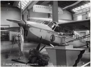 Fiera di Milano - Salone internazionale aeronautico 1935 - Sezione italiana - Stand dei Cantieri riuniti dell'Adriatico