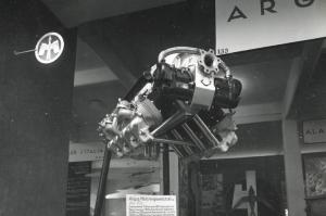 Fiera di Milano - Salone internazionale aeronautico 1935 - Stand di motori della Argus Motorengesellshaft