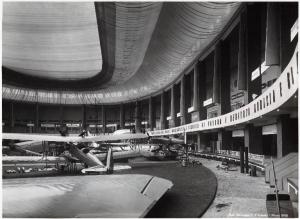 Fiera di Milano - Salone internazionale aeronautico 1935 - Lavori di allestimento