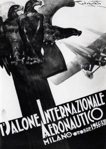 Salone internazionale aeronautico 1935 - Manifesto pubblicitario