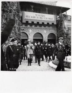 Fiera di Milano - Campionaria 1936 - Visita del principe di Piemonte Umberto II di Savoia