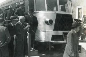 Fiera di Milano - Campionaria 1936 - Visita del presidente della Confindustria Giuseppe Volpi di Misurata