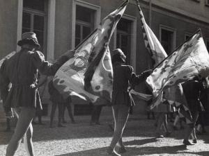 Fiera di Milano - Campionaria 1936 - Torneo delle contrade di Ferrara
