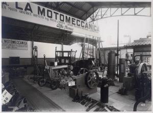 Fiera di Milano - Campionaria 1936 - Tettoie dell'edilizia - Stand di La Motomeccanica