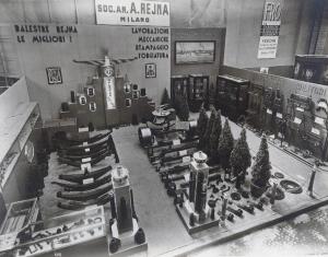 Fiera di Milano - Campionaria 1936 - Padiglione della meccanica - Stand della Soc. An. A. Rejna