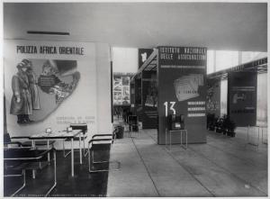 Fiera di Milano - Campionaria 1936 - Padiglione dell'INA (Istituto nazionale assicurazioni) - Sala interna