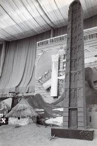 Fiera di Milano - Campionaria 1936 - Mostra del turismo nel palazzo dello sport - Stand sull'Africa
