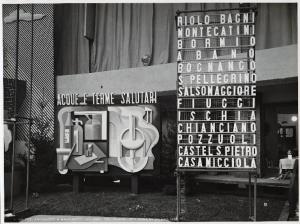 Fiera di Milano - Campionaria 1936 - Mostra del turismo nel palazzo dello sport - Stand sulle terme