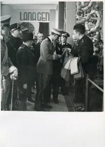 Fiera di Milano - Campionaria 1937 - Visita del principe di Piemonte Umberto II di Savoia