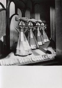 Fiera di Milano - Campionaria 1937 - Padiglione dei tessili e dell'abbigliamento - Stand della Filatura di Tollegno