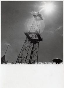 Fiera di Milano - Campionaria 1937 - Settore dell'edilizia - Struttura metallica a torre