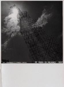 Fiera di Milano - Campionaria 1937 - Settore dell'edilizia - Struttura metallica a torre