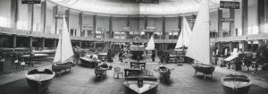 Fiera di Milano - Campionaria 1937 - Salone della motonautica e della nautica nel palazzo dello sport