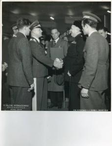 Fiera di Milano - Salone internazionale aeronautico 1937 - Visita del feldmaresciallo Erhard Milch