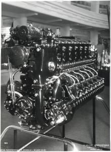 Fiera di Milano - Salone internazionale aeronautico 1937 - Settore tedesco - Motore della Junkers