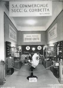 Fiera di Milano - Salone internazionale aeronautico 1937 - Stand della S. A. commerciale Succ.ri G. Corbetta