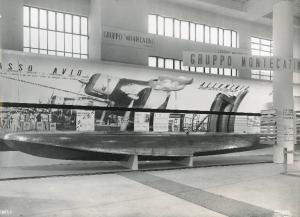 Fiera di Milano - Salone internazionale aeronautico 1937 - Stand del Gruppo Montecatini