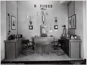 Fiera di Milano - Salone internazionale aeronautico 1937 - Settore accessori, strumenti e materie prime lavorate e semilavorate - Stand della R. Fuess