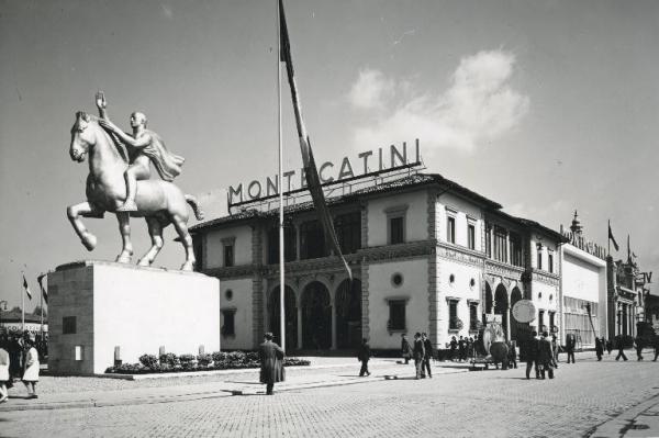 Fiera di Milano - Campionaria 1938 - Padiglione della Montecatini - Esterno