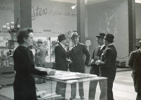 Fiera di Milano - Campionaria 1939 - Visita del presidente della Fiera di Lipsia Ludwig Fichte