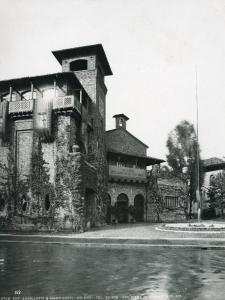 Fiera di Milano - Campionaria 1936 - Padiglione Arnaldo Mussolini (padiglione dell'agricoltura), sede della Mostra dell'agricoltura coloniale - Esterno
