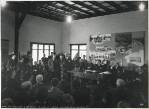 Fiera di Milano - Campionaria 1936 - Conferenza nell'ambito della Mostra dell'agricoltura coloniale