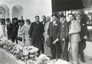 Fiera di Milano - Campionaria 1939 - Visita del ministro dell'industria e del commercio della Polonia Antoni Roman