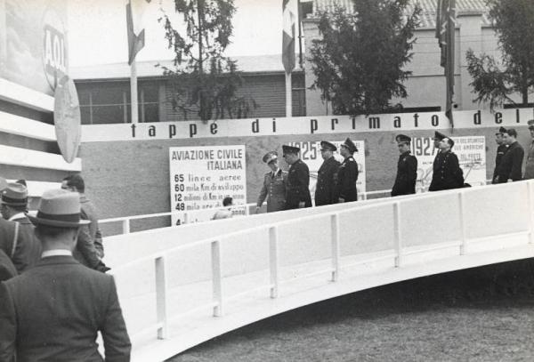 Fiera di Milano - Campionaria 1940 - Visita del duca di Bergamo Adalberto di Savoia in occasione della inaugurazione