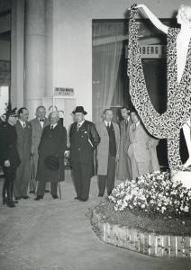Fiera di Milano - Campionaria 1940 - Visita del direttore della Fiera di Lipsia Brauer