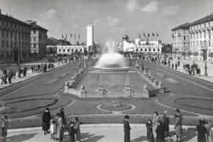 Fiera di Milano - Campionaria 1941 - Entrata di piazza Giulio Cesare