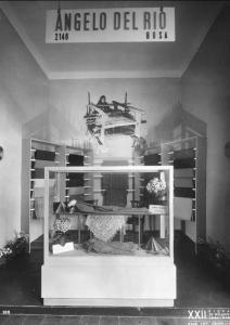Fiera di Milano - Campionaria 1941 - Padiglione dei tessili e dell'abbigliamento - Stand della ditta Angelo Del Rio