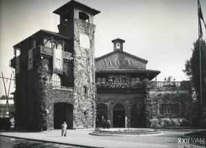 Fiera di Milano - Campionaria 1941 - Padiglione Arnaldo Mussolini (padiglione dell'agricoltura) - Esterno