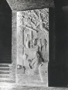 Fiera di Milano - Campionaria 1941 - Padiglione Arnaldo Mussolini (padiglione dell'agricoltura) - Altorilievo scultoreo