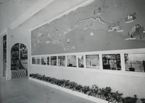 Fiera di Milano - Campionaria 1942 - Padiglione dell'Ente del turismo di Mentone - Sala interna