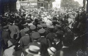 Fiera di Milano - Campionaria 1920 - Visita del ministro Alberto La Pegna delegato del governo in occasione della inaugurazione