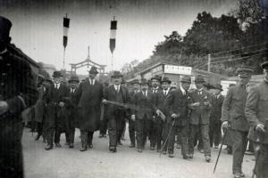 Fiera di Milano - Campionaria 1920 - Visita delle autorità comunali