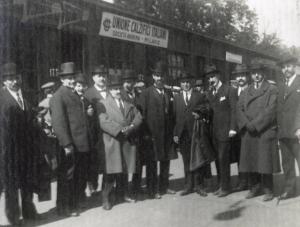 Fiera di Milano - Campionaria 1920 - Visita dei delegati ufficiali esteri
