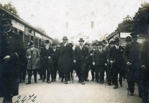 Fiera di Milano - Campionaria 1920 - Visita delle autorità comunali