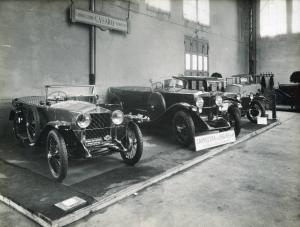 Fiera di Milano - Campionaria 1927 - Salone dell'automobile - Sezione delle carrozzerie - Stand della Carrozzeria Casaro