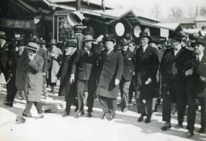 Fiera di Milano - Campionaria 1927 - Visita di Benito Mussolini