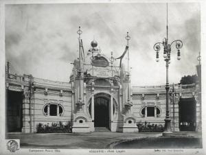 Milano - Esposizione internazionale 1906 - Padiglione dell'acquicoltura, pesca acquario - Esterno