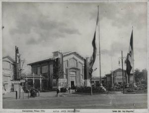 Milano - Esposizione internazionale 1906 - Padiglione della nuova arte decorativa - Esterno
