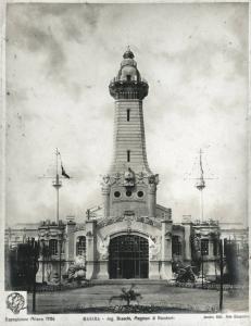 Milano - Esposizione internazionale 1906 - Padiglione della Marina - Esterno