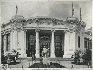 Milano - Esposizione internazionale 1906 - Padiglione dell'arte decorativa francese - Esterno