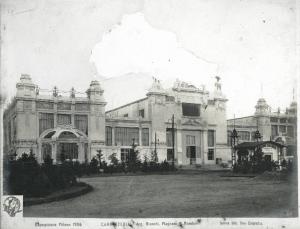Milano - Esposizione internazionale 1906 - Padiglione della Carrozzeria - Esterno
