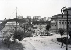 Fiera di Milano - Lavori di ricostruzione postbellica