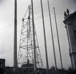 Fiera di Milano - Antenna radio - Lavori di costruzione