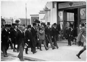 Fiera di Milano - Campionaria 1929 - Visita del Re Vittorio Emanuele III